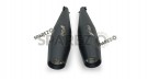 For Royal Enfield GT and Interceptor 650 Silver Stallion Exhaust Silencer Black - SPAREZO